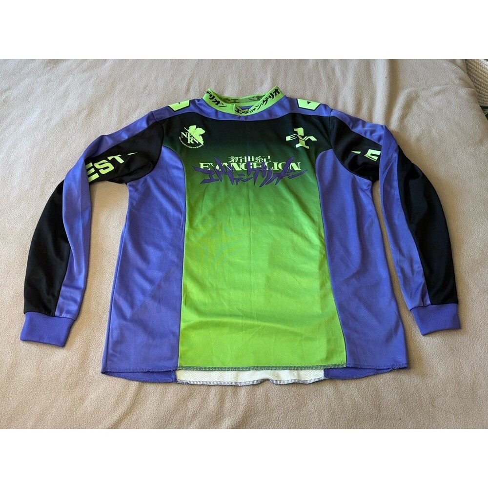 Boxlunch Neon Genesis Evangelion Jersey Nerv Ikari Project Eva #1 Size M Men’s